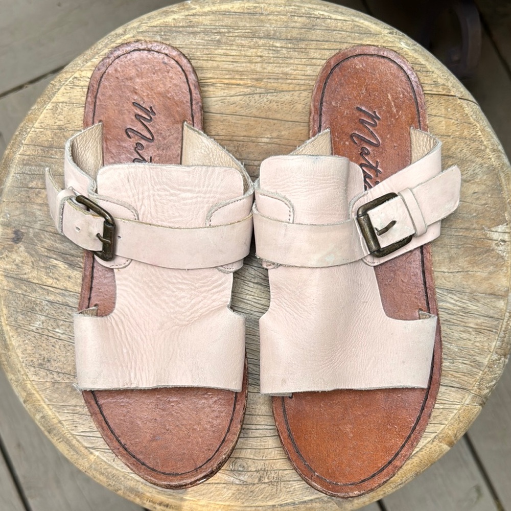 Matisse x Free People Abbie Slide Leather Sandals